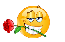 Emoji com rosa